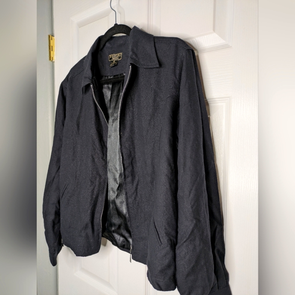 Vintage 90s Silk and Linen Jacket Black Women's Size Medium by Bogari Signature